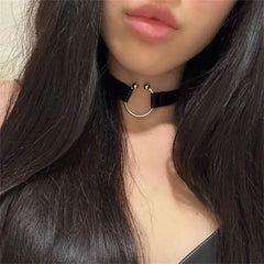 Dospita  -  Gothic Leather Sexy Women Harness Collar Necklaces Fashion Body Bondage Party Punk Rave Harajuku Cosplay Erotic Accessories