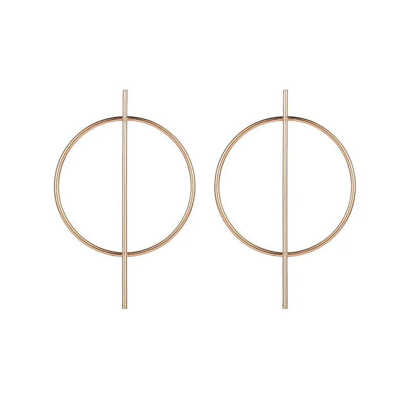 Dospita  -  Simple Golden Statement Earrings For Women Big Long Drop Earring Fashion Hanging Jewelry Chrismas Gifts  Pendientes Mujer