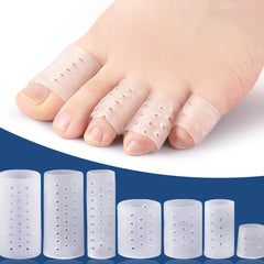 Dospita 2Pcs=1Pair Silicone Protectors Sleeve Bunion Pads Cushion Big Toe Guards Fingers Covers Foot Care Protection Ingrown Toenail