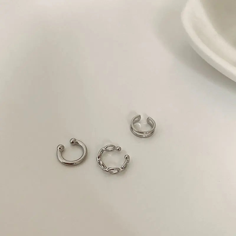 Dospita  -  Delicate Zircon Cute Clip Earrings Female Buckle Ear Cuff No Piercings Fake Cartilage Ear for Women Fashion Jewelry