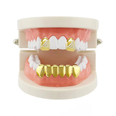 Dospita European American Hip-Hop Single Tooth Zircon Decorative Jewelry Vampire Personality Teeth Decoration Popular Jewelry