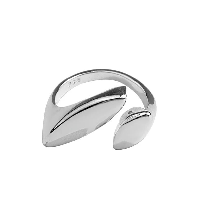 Dospita  -  2pcs/set Women Rings Exaggerated Lines Rings for Women Fashion Simple Distorted Geometric Party Statement Designer Jewelry