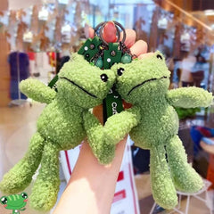 Dospita  -  Mini Cute for Frog Schoolbag Pendant Keychain Ladies for Creative Cartoon for Preschool Kids Backpack Orn