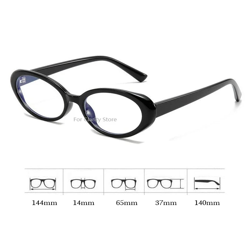 Dospita Korean Pure Cute Black Glasses Frame Women Lovely Ins No Makeup Plain Glasses Men Eyewear Cute Decorative Computer Glasses