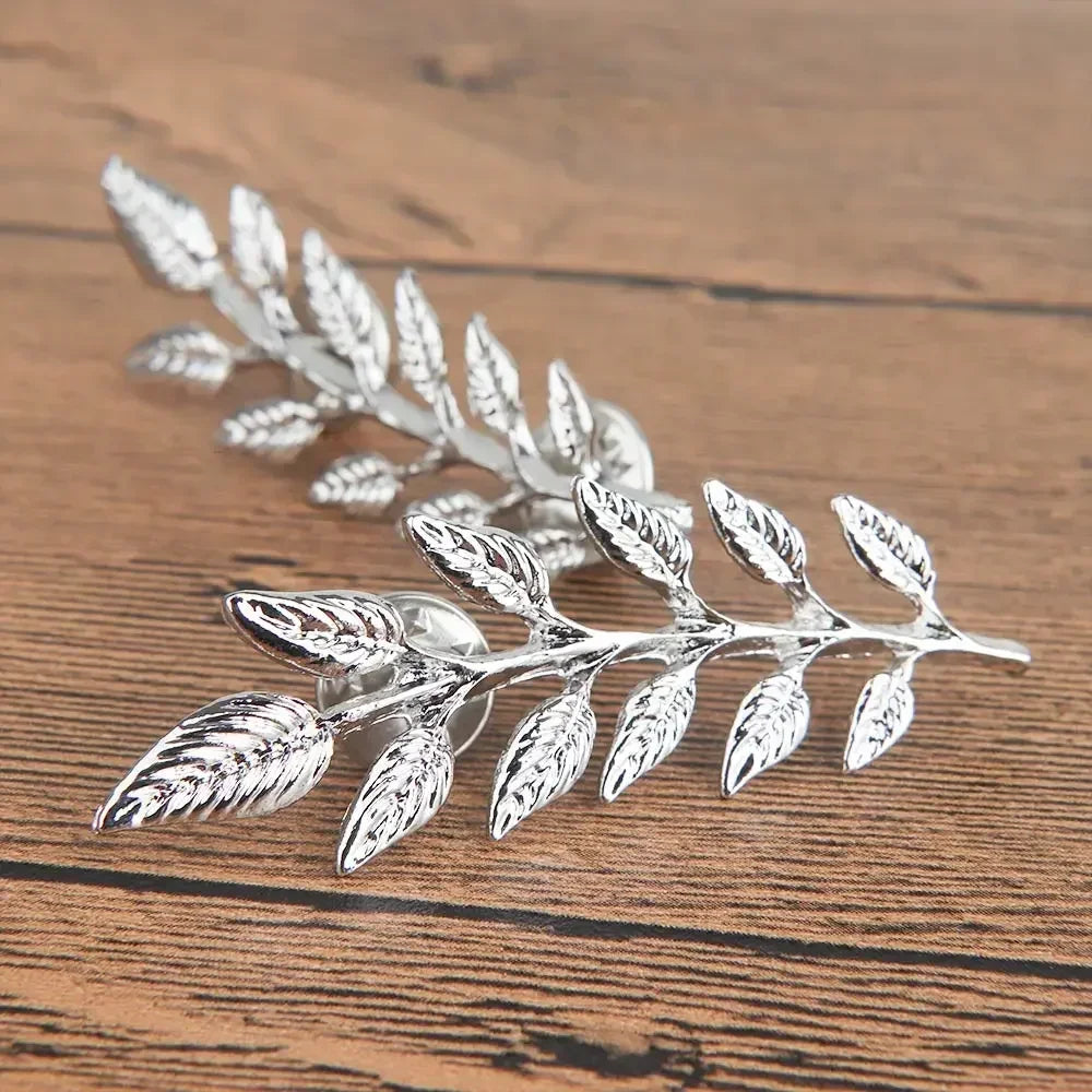 Dospita  -  1Pc Maple Leaf Brooch Metal Vintage Women Girl CharmingExquisite Collar Lapel Pin Fashion Jewelry Party Garment Accessories