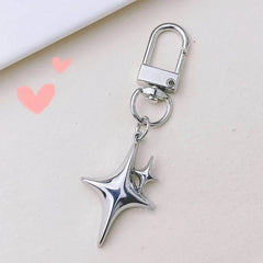 Dospita  -  Trendy Hollow Star Keychain for Women Y2K Jewelry Metal Keyring for Women Men