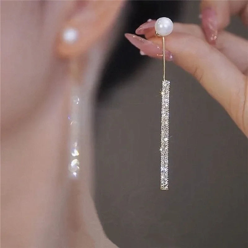 Dospita  -  Exquisite Drop Ear Line Long Hanging Earrings For Women Fashion Design With Jewelry Accessories