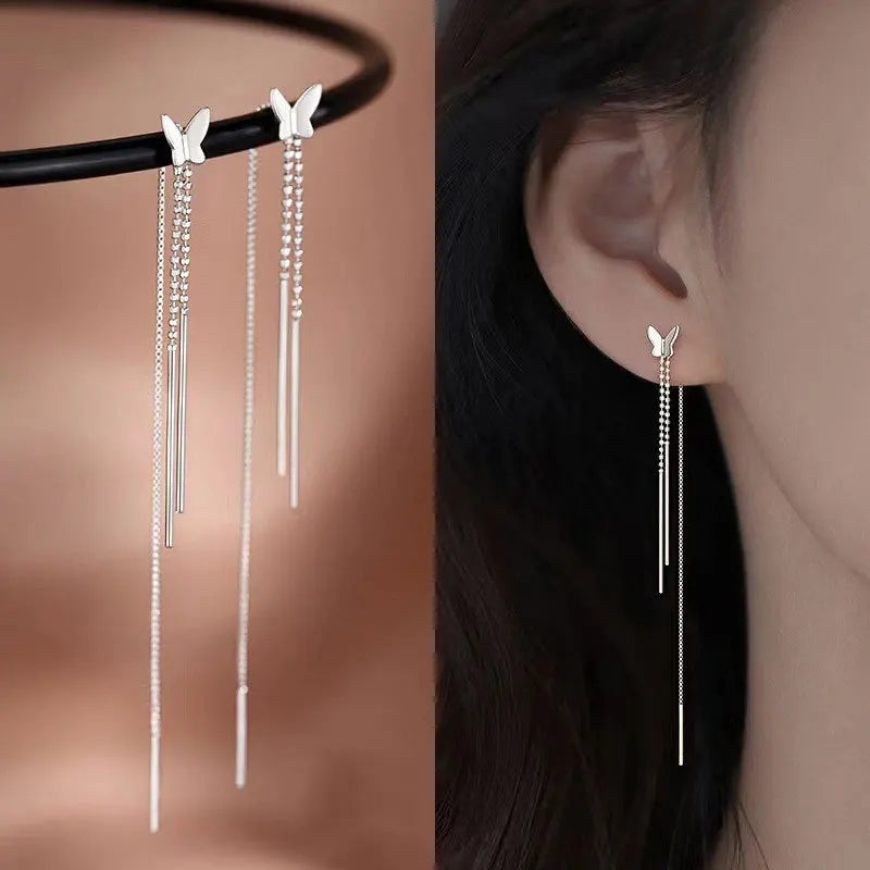 Dospita  -  Exquisite Drop Ear Line Long Hanging Earrings For Women Fashion Design With Jewelry Accessories