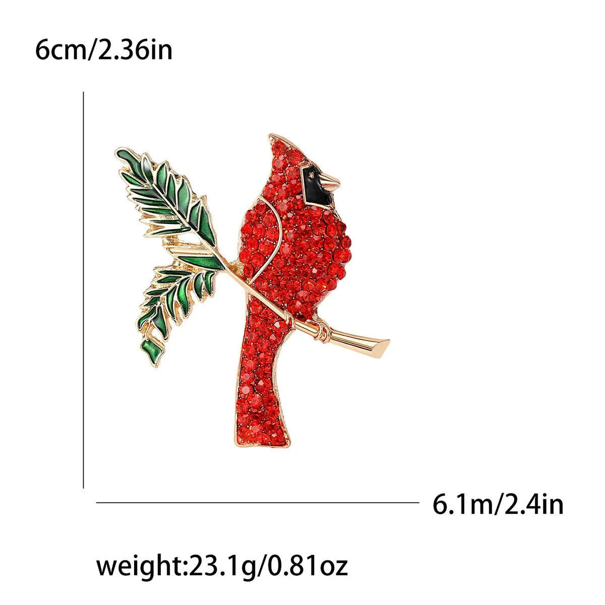 Dospita New Style Rhinestone Enamel Bird Animal Brooch Cute and Exquisite Animal Corsage Versatile Clothing Accessories Decoration