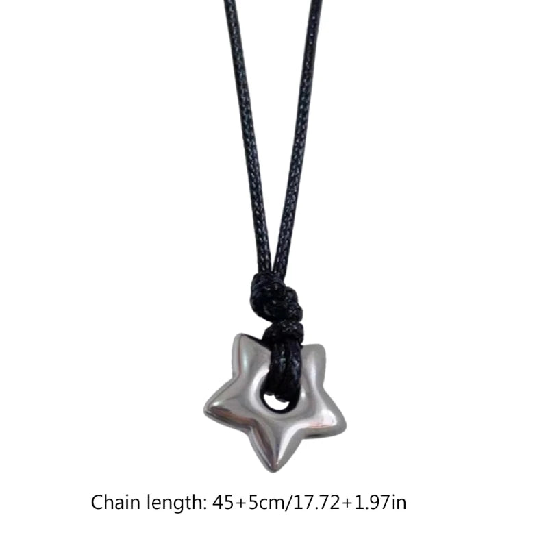 Dospita  -  Hollow Five-pointed Star Necklace Female Temperament Clavicle Chain High