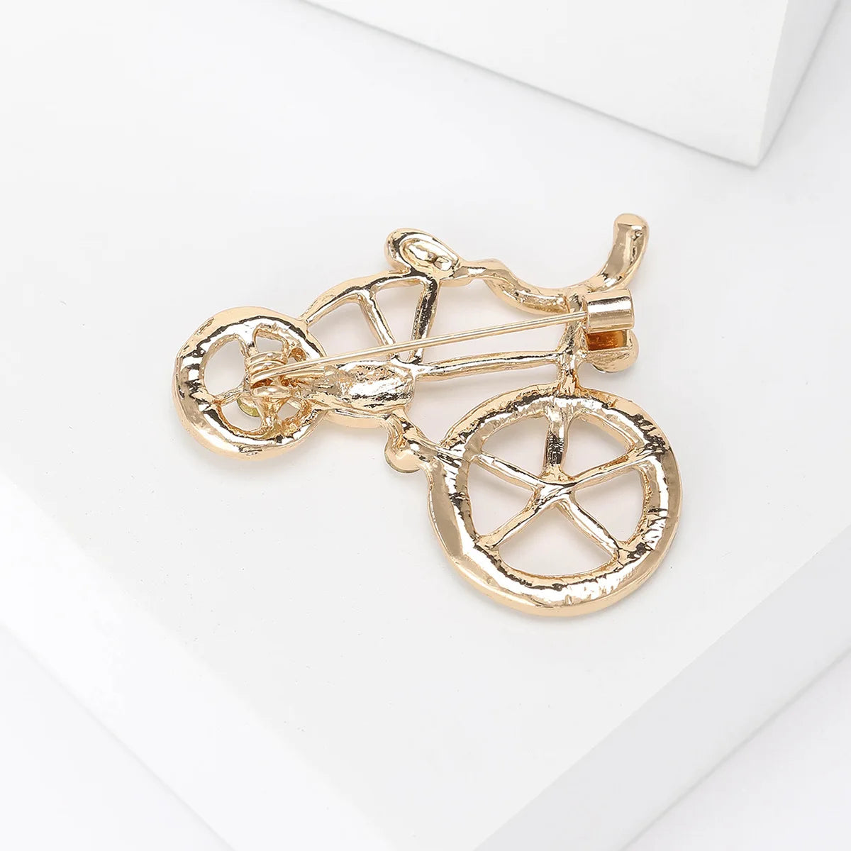 Dospita bikebicycle Rhinestone Christmas Pins lovers pectoral Beautiful Cute Fashionable Brooches ForWomen Jewelry  brooches