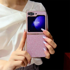 Dospita Samsung Galaxy Z Flip 3 4 5 Luxury Glitter Case for Samsung ZFlip 4 3 Flip5 Flip3 5G Ultra Slim Shockproof Bling Back Cover