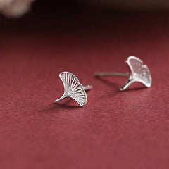 Dospita New Hot Chinese Style Ginkgo Leaf Earrings Temperament Simple Personality Fashion Earrings