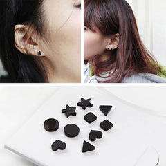 Dospita Non Piercing Jewelry Magnet Ear Clips Fashion Earrings Magnetic Stud Earrings Fashion Jewelry Easy Use Clip Earrings