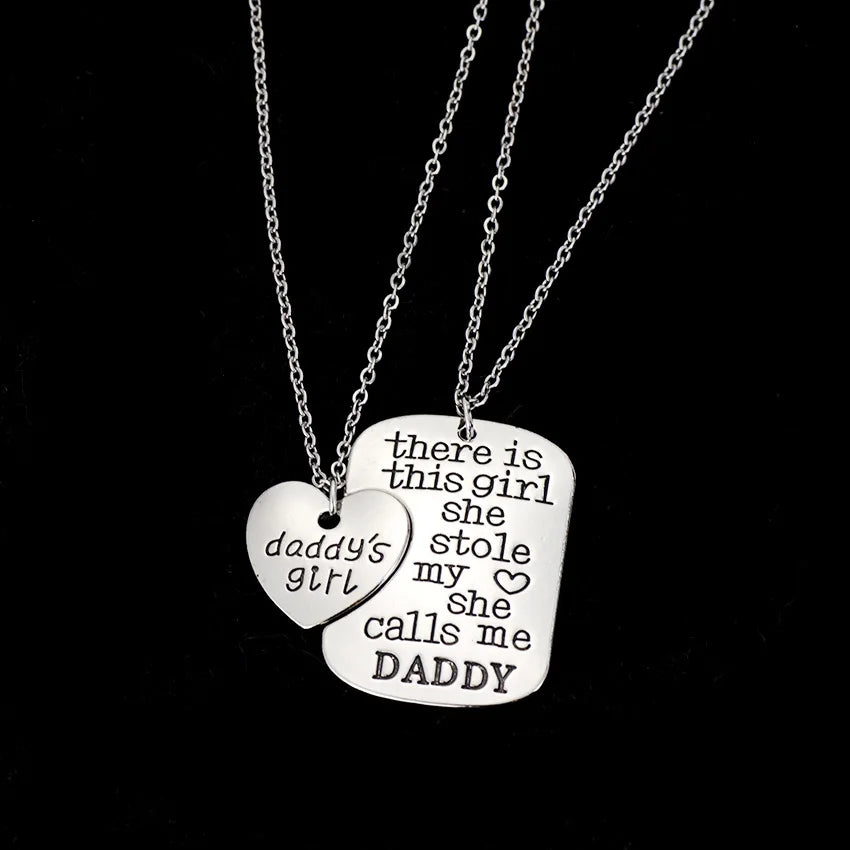 Dospita New Arrive Mothers' Day Jewelry There Is This Girl She Stole My Heart She Calls Me Mommy" Mother Daughter Grandmas Necklace