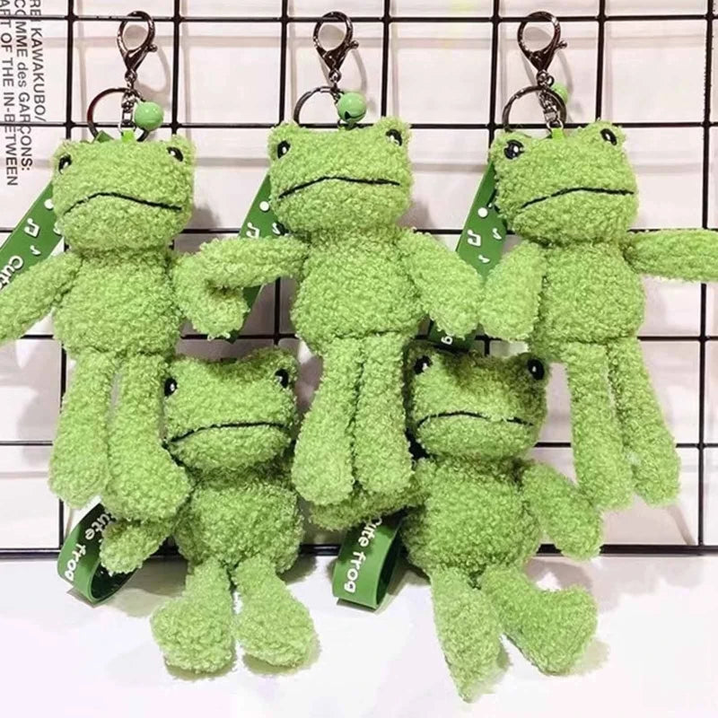 Dospita  -  Mini Cute for Frog Schoolbag Pendant Keychain Ladies for Creative Cartoon for Preschool Kids Backpack Orn