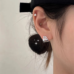 Dospita Y2K Hollow Star Stud Earrings Piercing for Women Girls Personality Pentagram Punk Ear Helix Cartilage Ear Cuff Fashion Jewelry