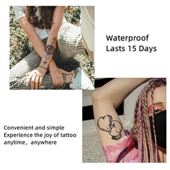 Dospita  -  1 Sheet Hand GrimaceTattoo Sticker Waterproof Lasting Temporary Tattoo