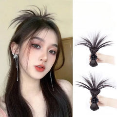 Dospita Wig High Ponytail Hair Clip Headdress Fashion Personality Korean y2k Girls Sweet Cool Wig Pad HairClaws Hairpin