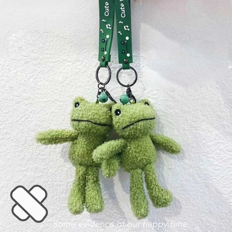 Dospita  -  Mini Cute for Frog Schoolbag Pendant Keychain Ladies for Creative Cartoon for Preschool Kids Backpack Orn