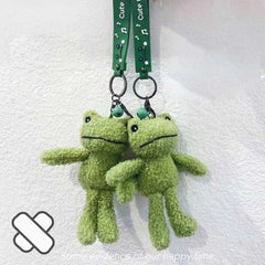 Dospita  -  Mini Cute for Frog Schoolbag Pendant Keychain Ladies for Creative Cartoon for Preschool Kids Backpack Orn