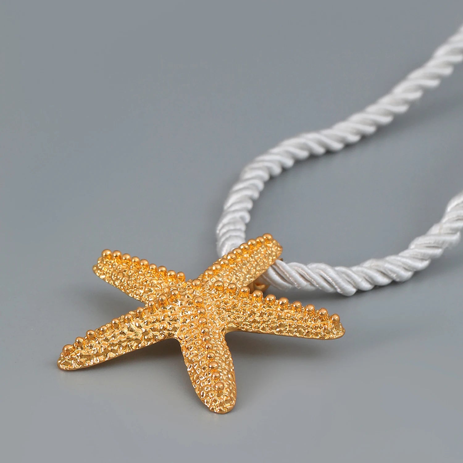 Dospita Necklace New Metal Star Beach Sea Necklace For Women Party Holiday Jewelry Set