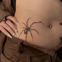 Dospita  -  1 Sheet Spider Tattoo Sticker Waterproof and Long-lasting Temporary Tattoo