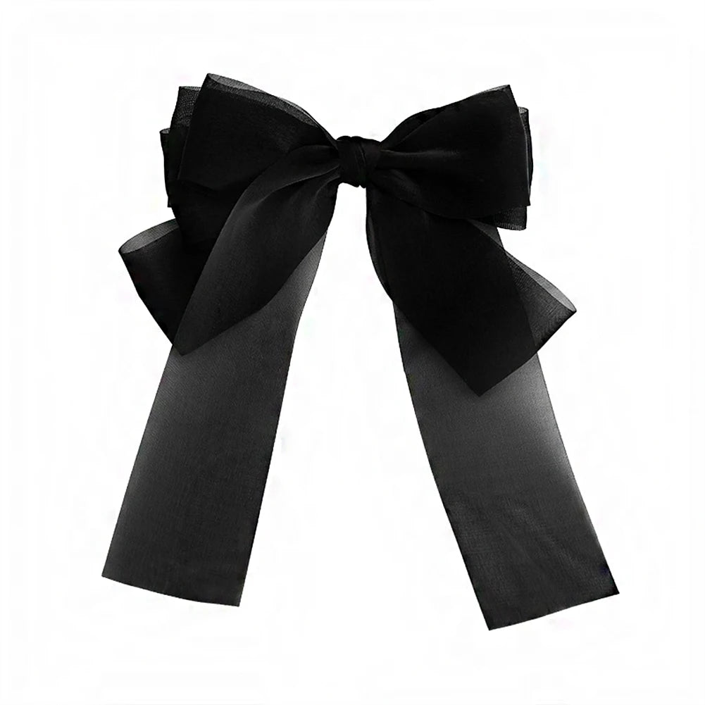 Dospita Hair Accessories Big Bow Hairpin Sweet Barrette Ribbon Hair Clip Hairgrips Big Bow Spring Clip Bow Hair Clip