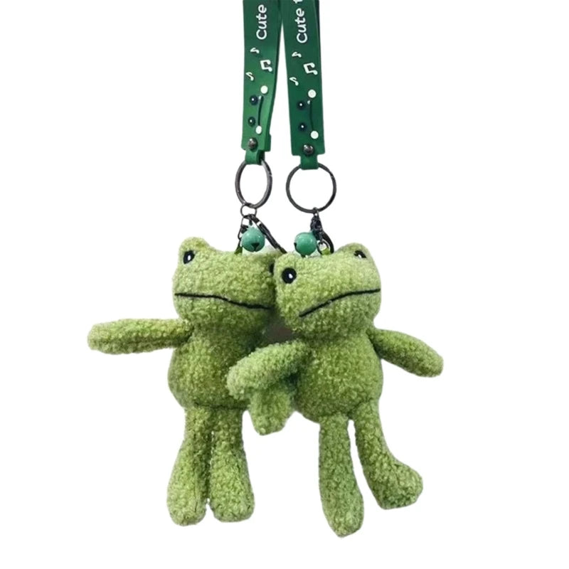 Dospita  -  Mini Cute for Frog Schoolbag Pendant Keychain Ladies for Creative Cartoon for Preschool Kids Backpack Orn