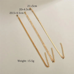 Dospita New Fashion Gold Color Simple Chain Anklets For Women Beach Foot Jewelry Leg Chain Ankle Bracelets Female Jewelry Gifts