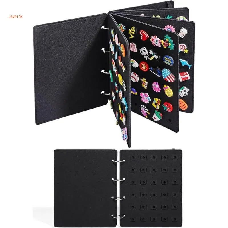 Dospita Felt Shoe Flower Storage Booklet Shoe Charm Shoe Decoration Display Holder Household Organization Booklet