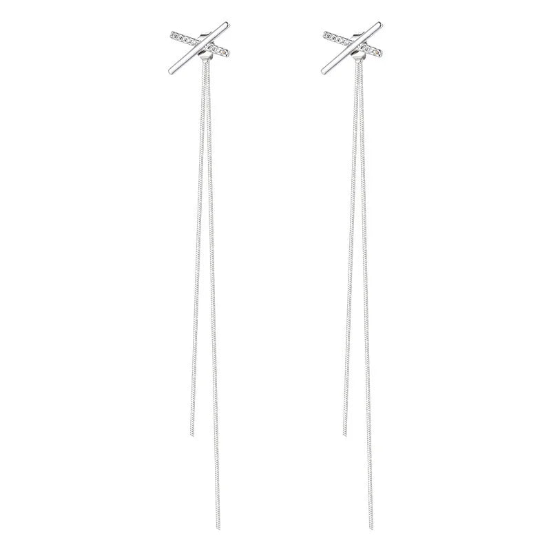 Dospita  -  Exquisite Drop Ear Line Long Hanging Earrings For Women Fashion Design With Jewelry Accessories