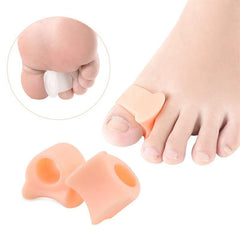 Dospita Finger Toe Protector Tube Foot Finger Toe Separator Foot Care Orthopedic Foot Care Tool Overlapping Toe Separator