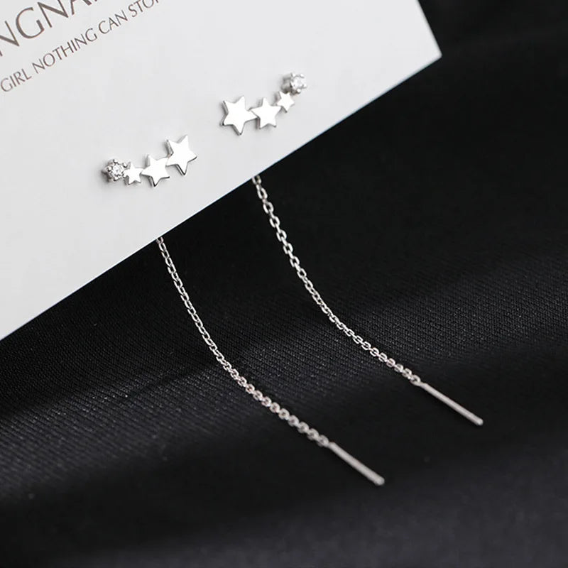 Dospita  -  Exquisite Drop Ear Line Long Hanging Earrings For Women Fashion Design With Jewelry Accessories