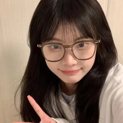 Dospita Korean Trend Glasses Frame Girl Ins No Makeup Plain Glasses Men Light Eyewear Cute Decorative Computer Glasses