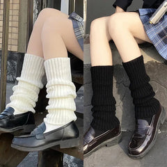 Dospita Crochet Lolita Sock Arm Japanese Women's Autumn Cover Leg Foot Boot Knitted Long Wool Socks Winter Warmers Warmer Y2K Heap Cuffs